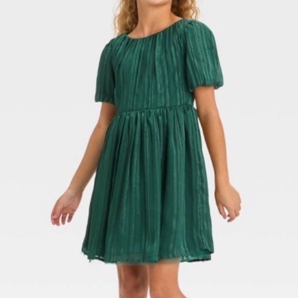 Cat & Jack Other - Short-Sleeve Striped Dress